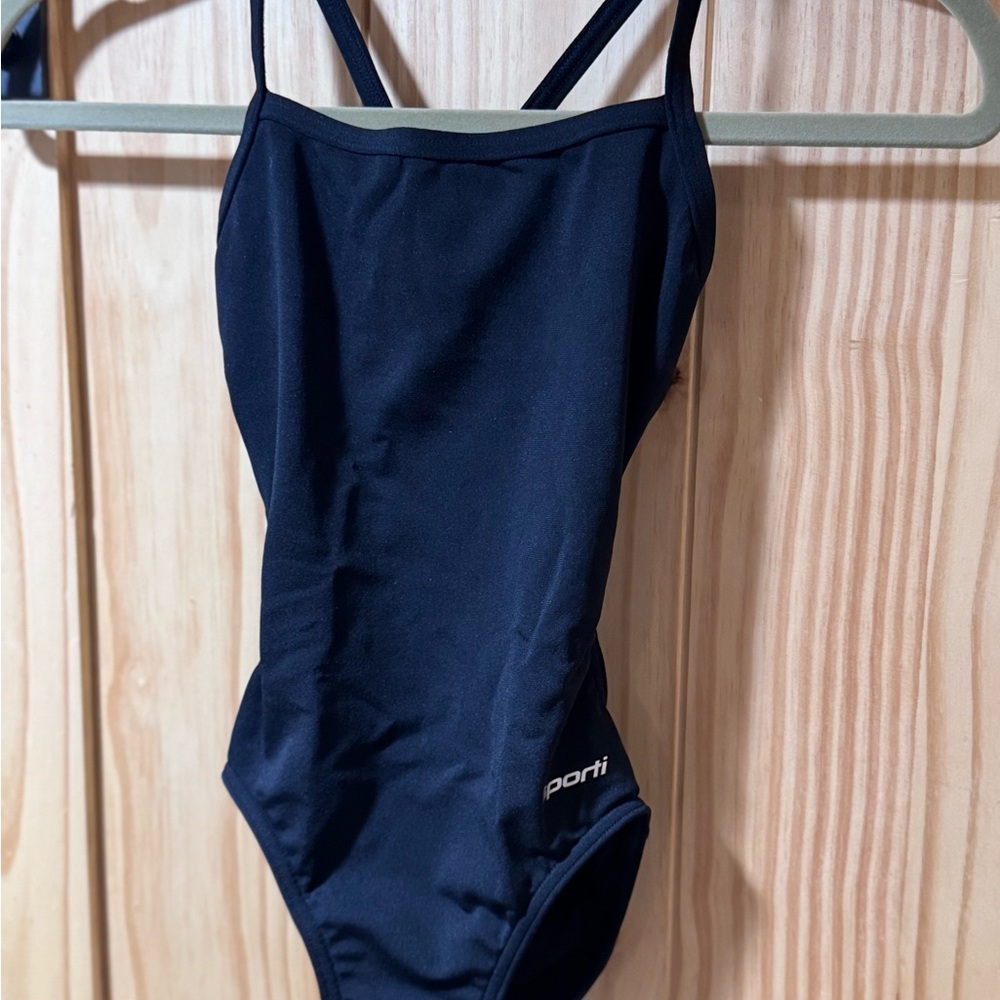 Competition Black One-Piece Swimsuit